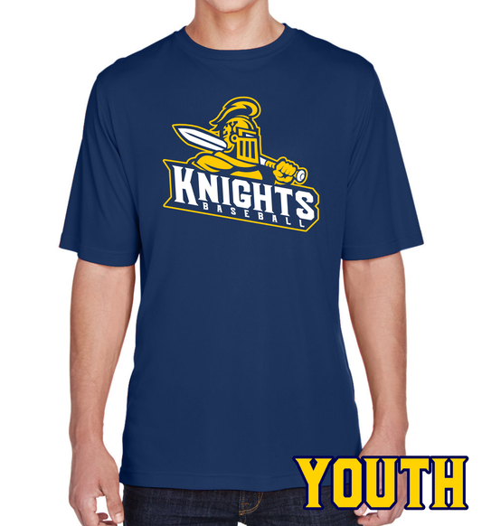 Youth Team 365 Performance Navy and Gold T-Shirt kids 2