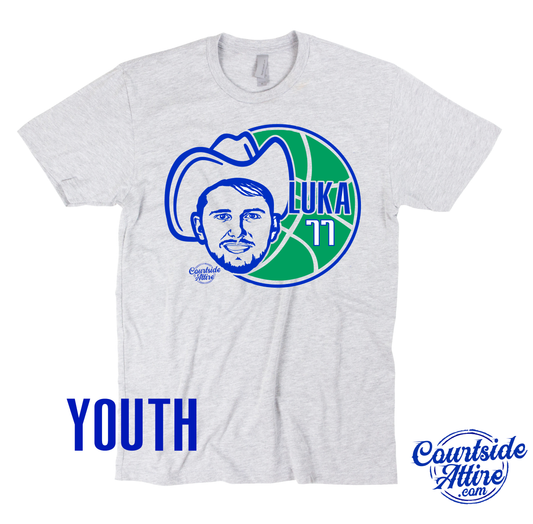 Kids Luka Doncic Dallas throwback Mavs Shirt Youth