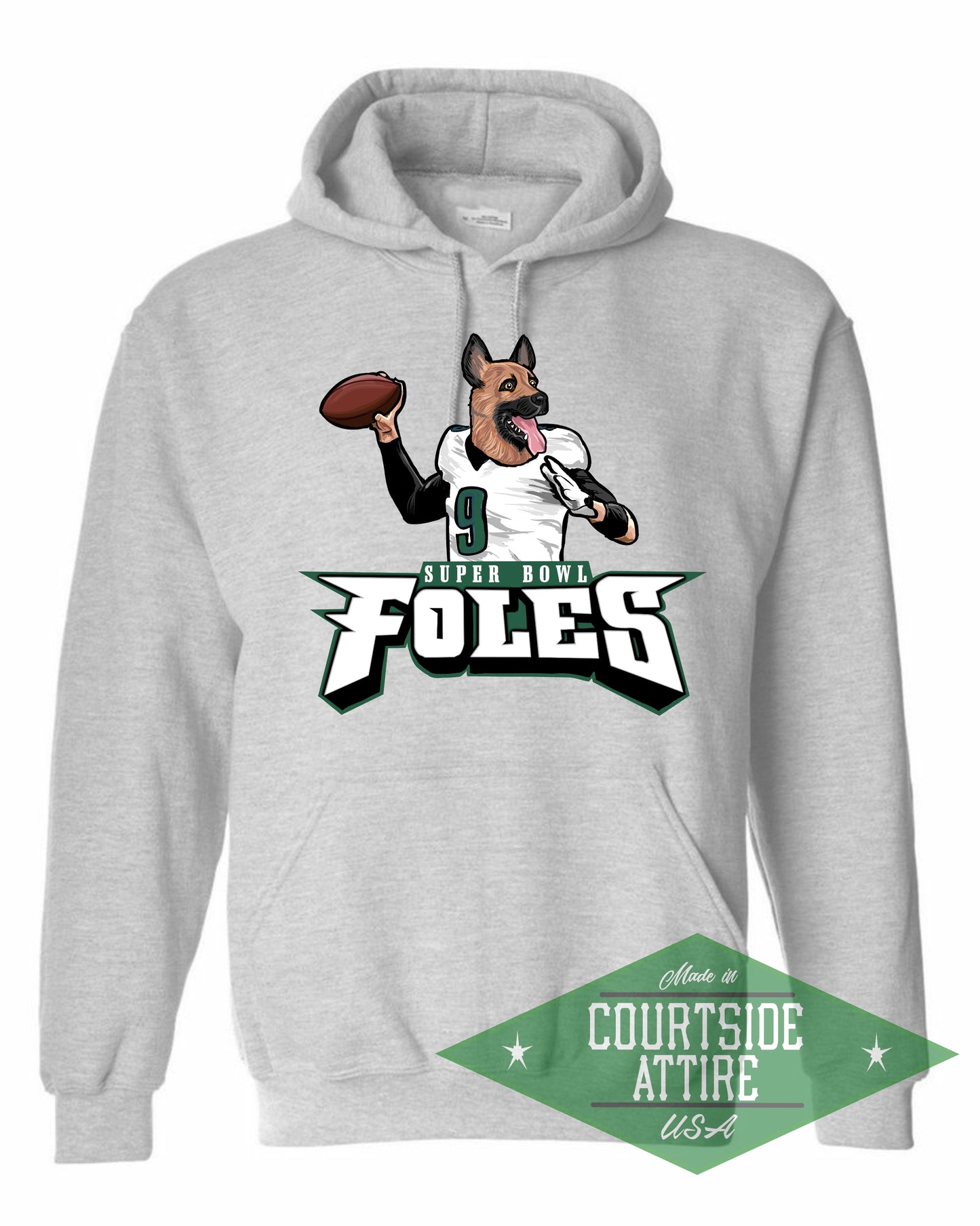 Super Bowl Nick Foles Eagles Underdog Hoodie Sweatshirt Mens Philadelphia jersey