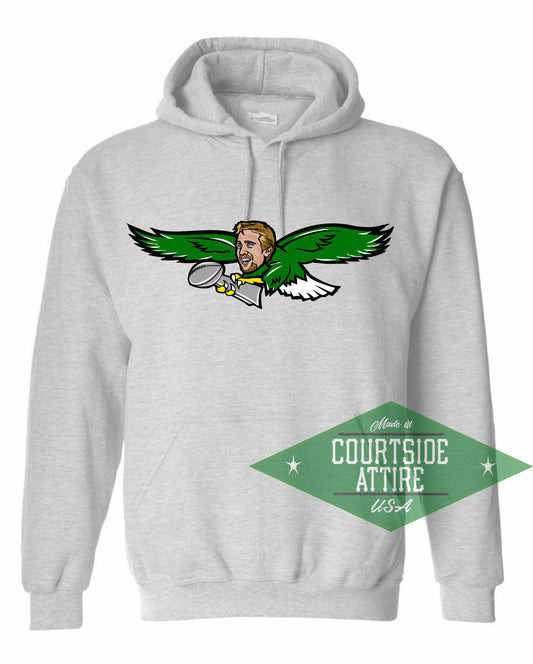 Nick Foles Fly Eagles Fly Sweatshirt Hoodie Mens Philadelphia jersey super bowl