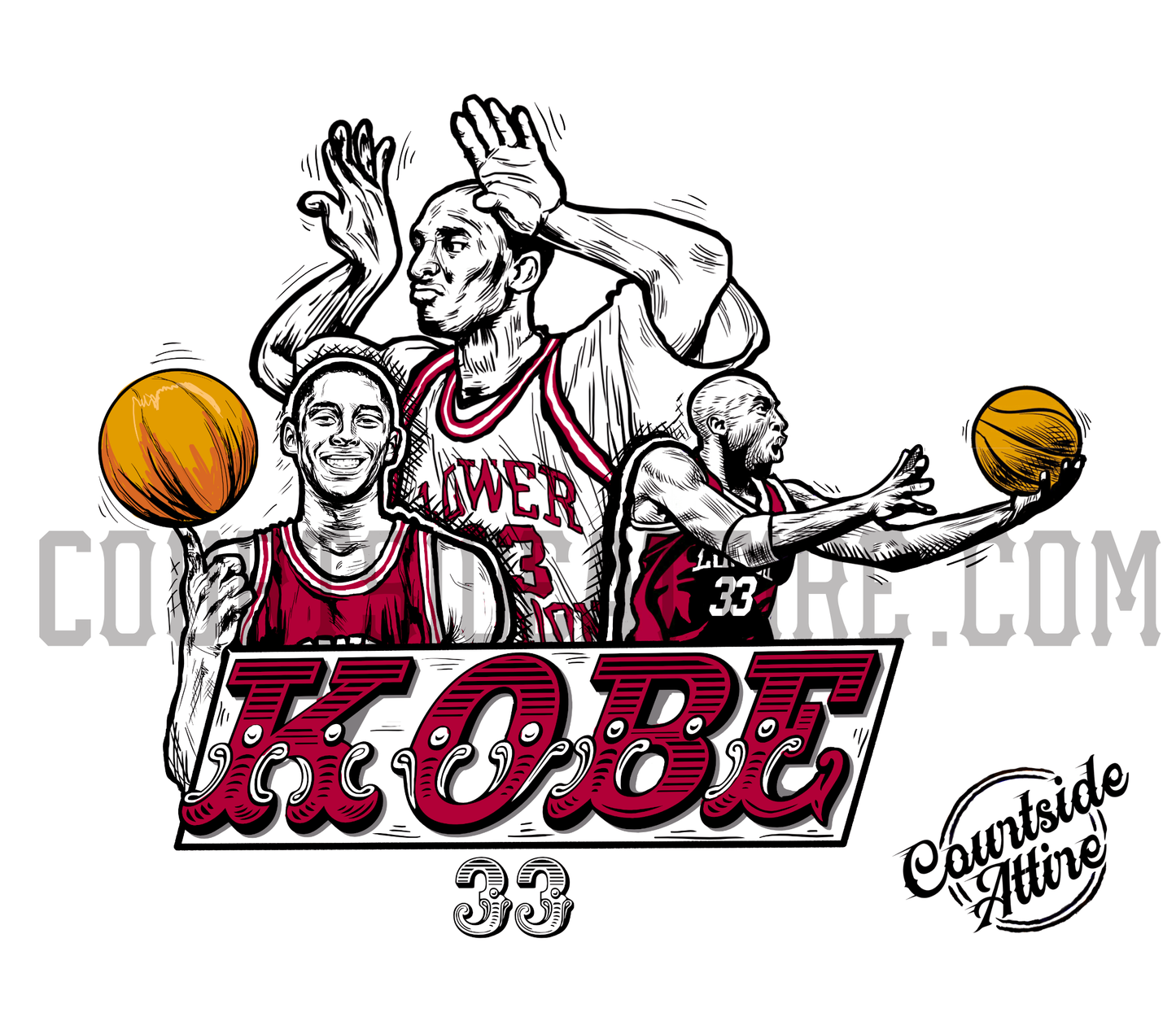 Kobe Bryant Lower Merion Tribute Shirt Mens Adult jersey