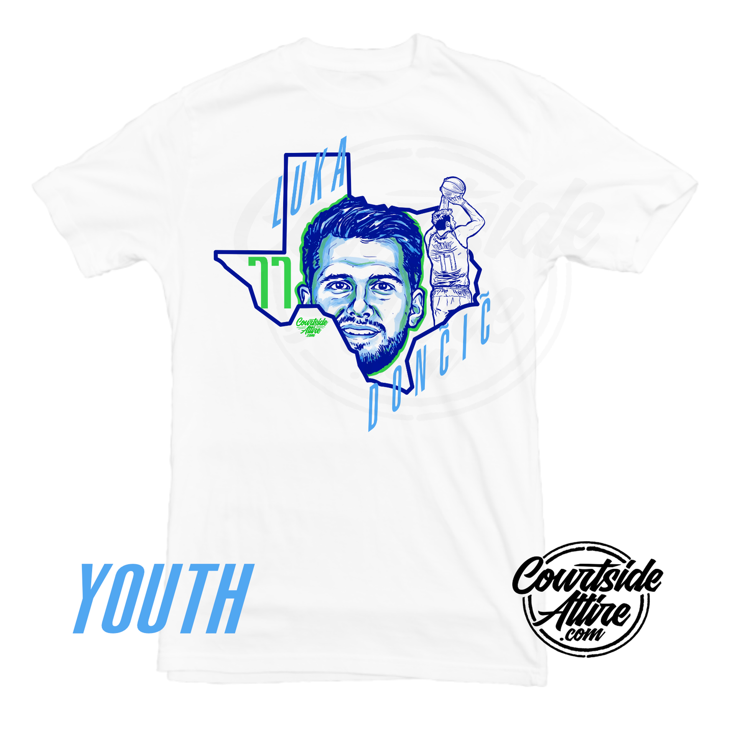 Youth Luka Doncic Dallas Texas Icon Shirt Kids jersey basketball